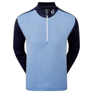 FootJoy Heather Colourblock Chill-Out Pullover Herren - Blue