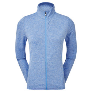 Footjoy Full-Zip Knit Mid-Layer Pullover Damen - Blue Jay